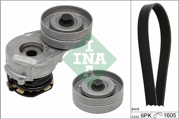 INA Poly V-riemen kit 529 0330 10