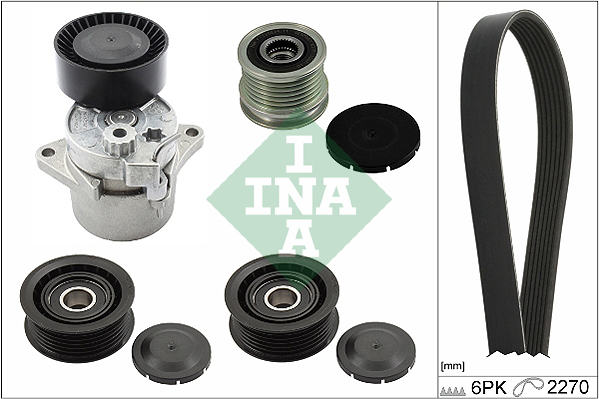 INA Poly V-riemen kit 529 0333 10