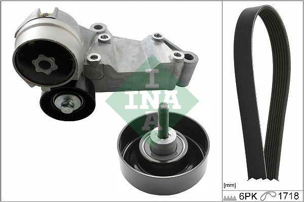 INA Poly V-riemen kit 529 0463 10