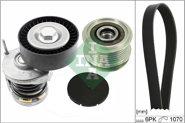 INA Poly V-riemen kit 529 0475 20