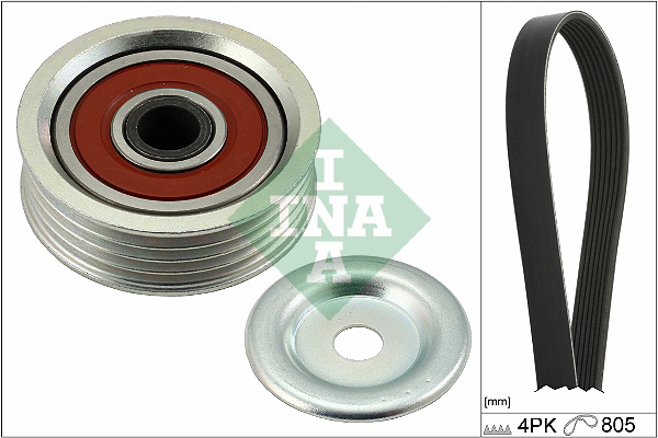 INA Poly V-riemen kit 529 0481 10