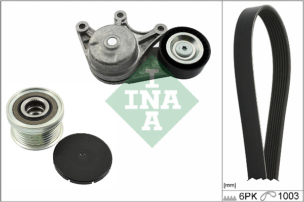 INA Poly V-riemen kit 529 0483 20