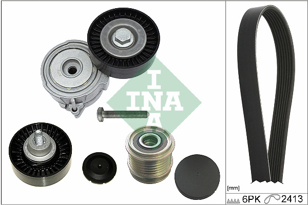 INA Poly V-riemen kit 529 0509 20