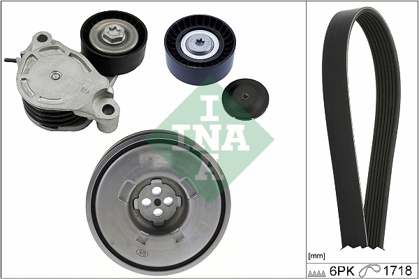 INA Poly V-riemen kit 529 0516 20