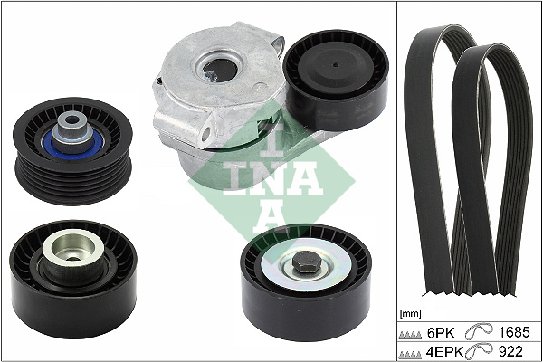 INA Poly V-riemen kit 529 0526 10