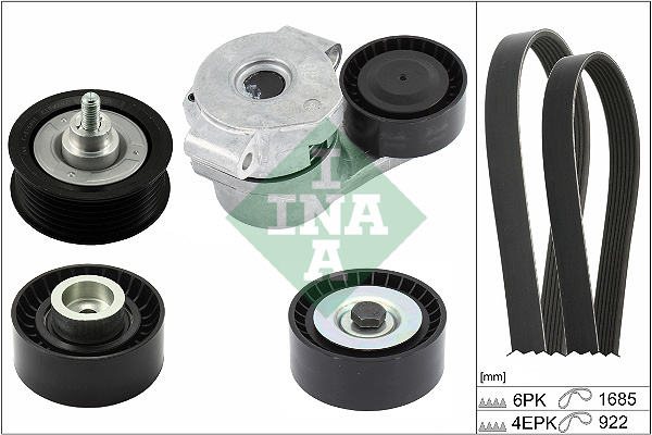 INA Poly V-riemen kit 529 0527 10