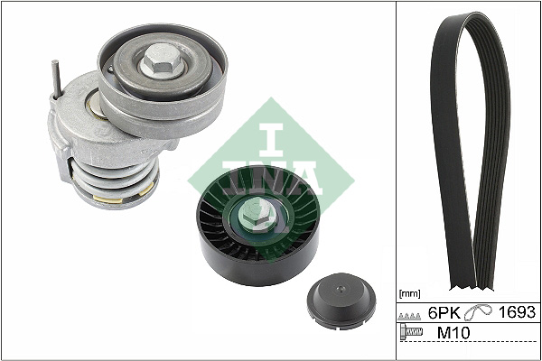 INA Poly V-riemen kit 529 0534 10