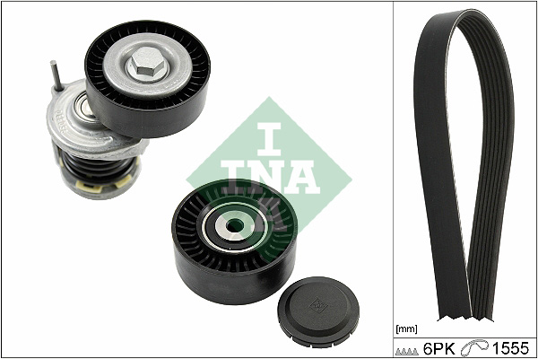 INA Poly V-riemen kit 529 0535 10