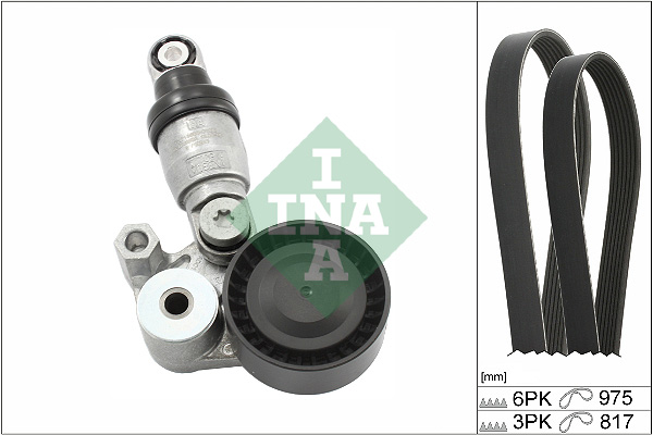 INA Poly V-riemen kit 529 0540 10