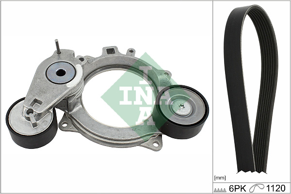 INA Poly V-riem set 529 0573 10