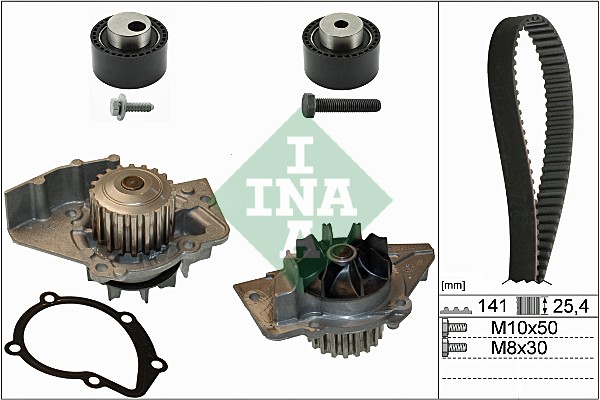 INA Distributieriem kit inclusief waterpomp 530 0111 30