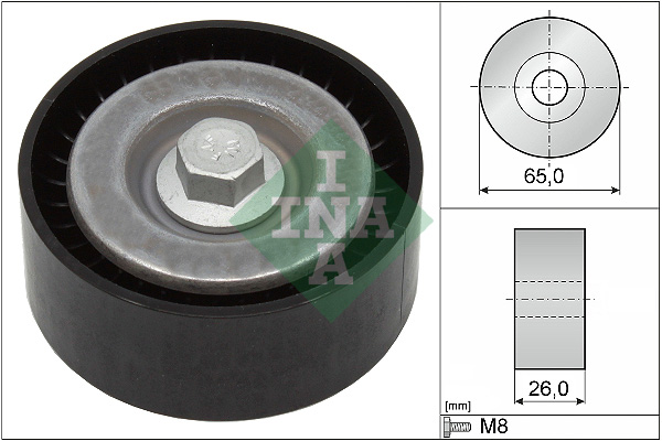 INA Geleiderol (poly) V-riem 532 0621 10