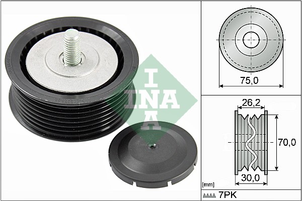 INA Geleiderol (poly) V-riem 532 0800 10