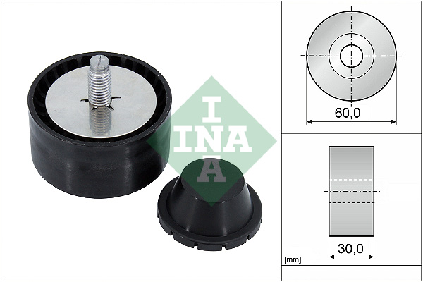 INA Geleiderol (poly) V-riem 532 0890 10