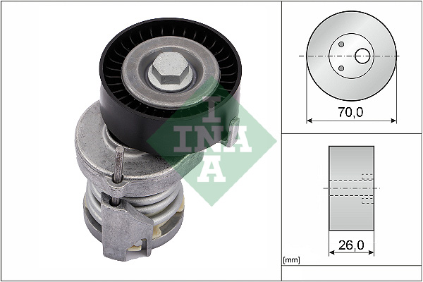 INA Spanner poly V-riem 534 0123 20