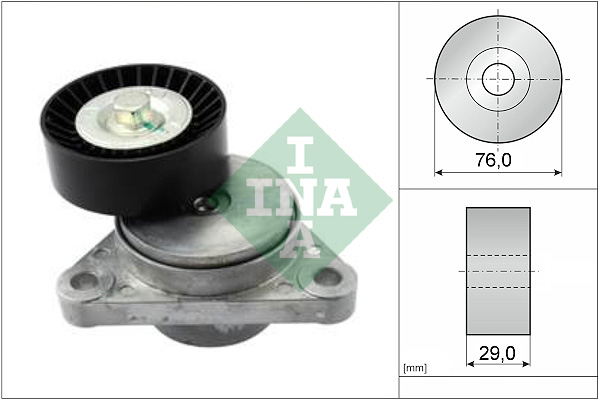 INA Spanner poly V-riem 534 0290 10