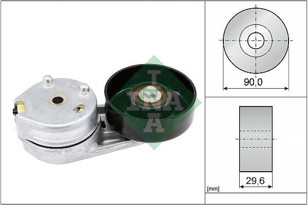 INA Spanner poly V-riem 534 0358 10