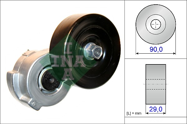 INA Spanner poly V-riem 534 0421 10