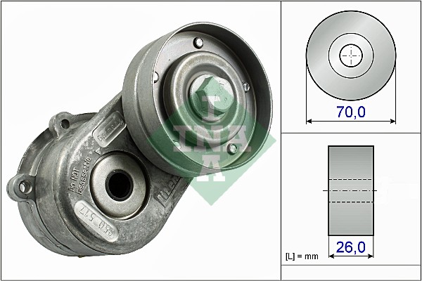 INA Spanner poly V-riem 534 0448 10