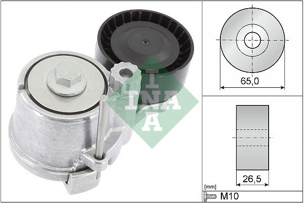 INA Spanner poly V-riem 534 0661 10