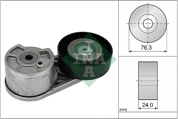 INA Spanner poly V-riem 534 0725 10