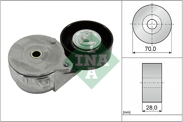 INA Spanner poly V-riem 534 0813 10