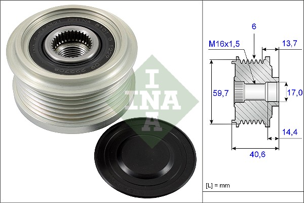 INA Vrijloop koppeling dynamo 535 0228 10