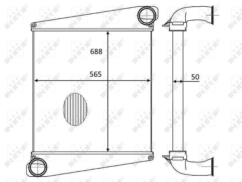 NRF Interkoeler 30557