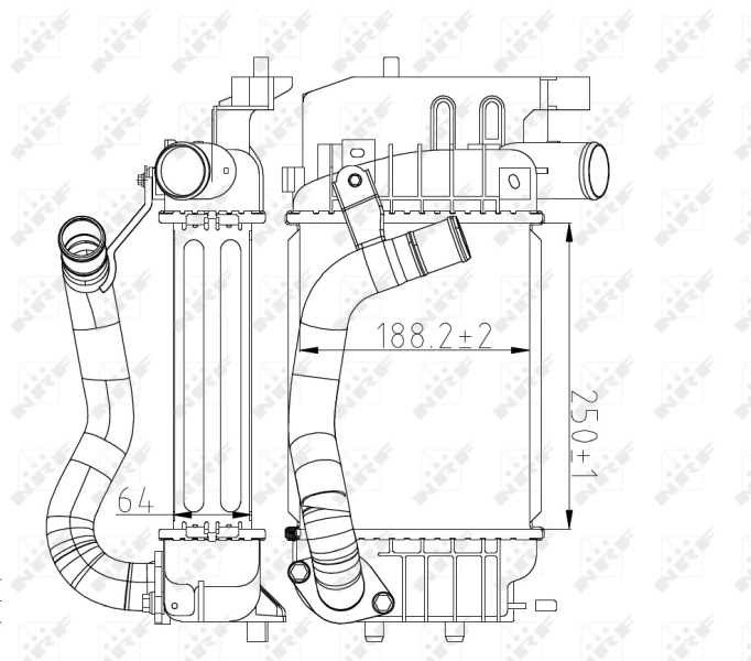 NRF Interkoeler 30785