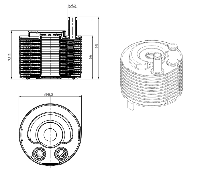 NRF Oliekoeler motorolie 31819