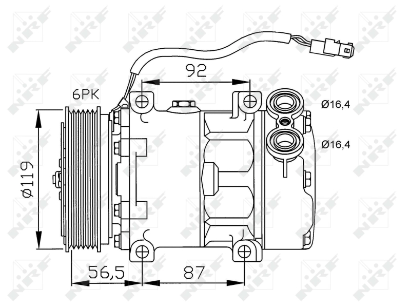 NRF Airco compressor 32278