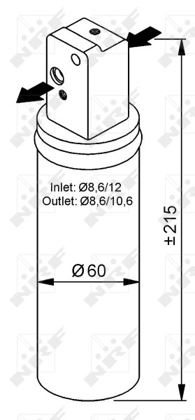 NRF Airco droger/filter 33139