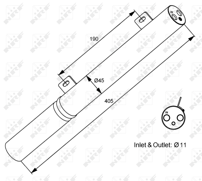 NRF Airco droger/filter 33196