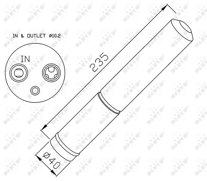 NRF Airco droger/filter 33225