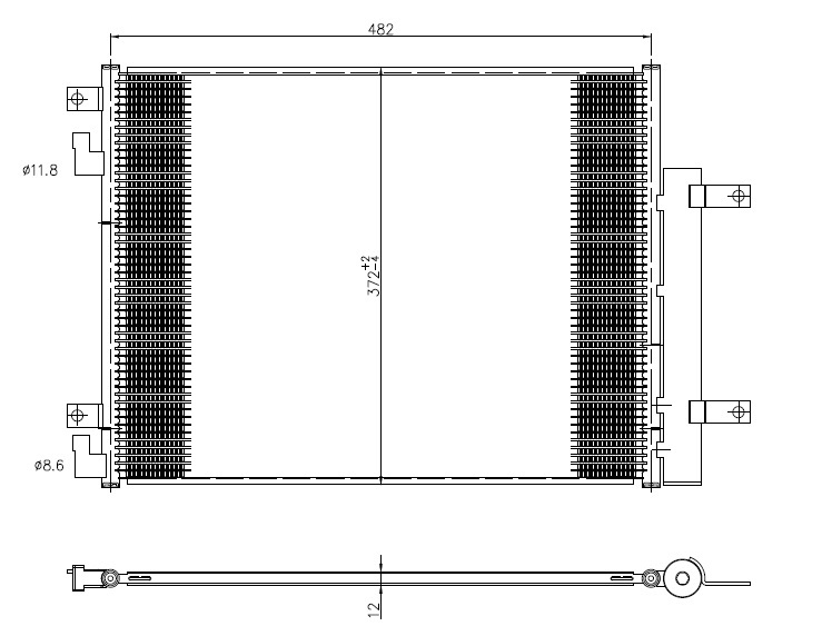 NRF Airco condensor 350506