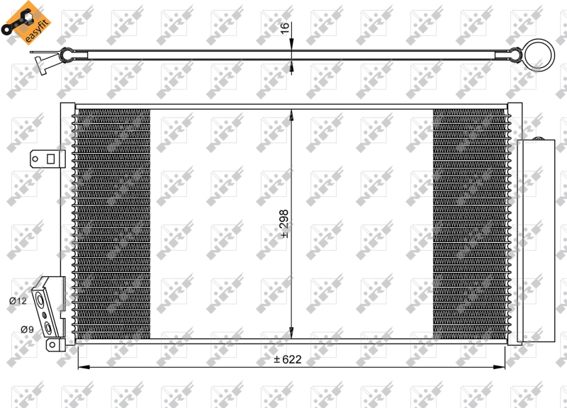 NRF Airco condensor 35940