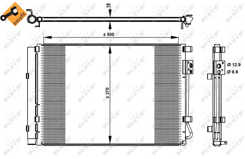 NRF Airco condensor 35997