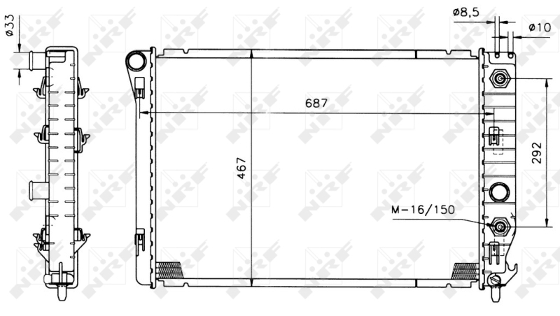 NRF Radiateur 50215