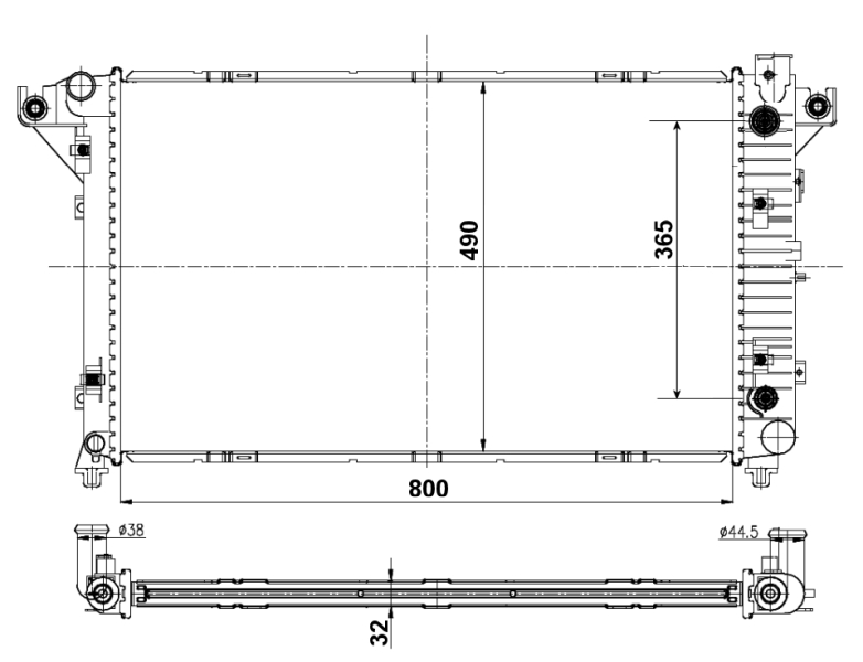 NRF Radiateur 50248