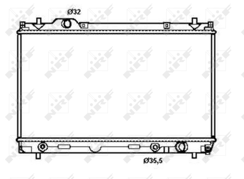 NRF Radiateur 50256