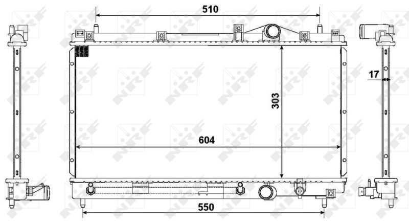 NRF Radiateur 50332