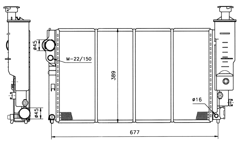 NRF Radiateur 50401