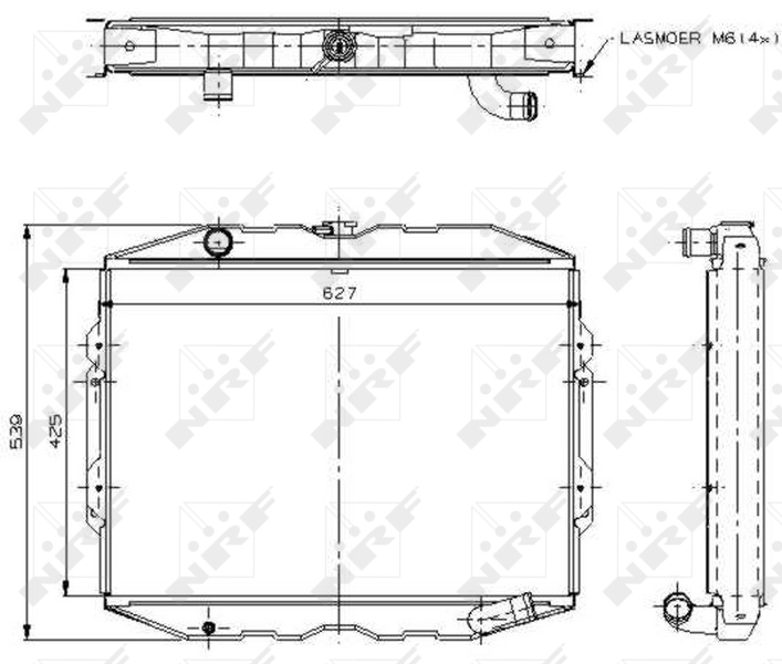 NRF Radiateur 504115