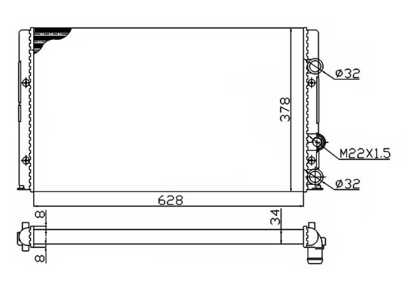 NRF Radiateur 50457A