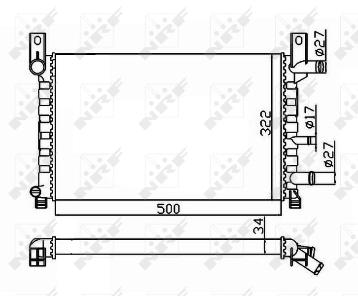 NRF Radiateur 506220
