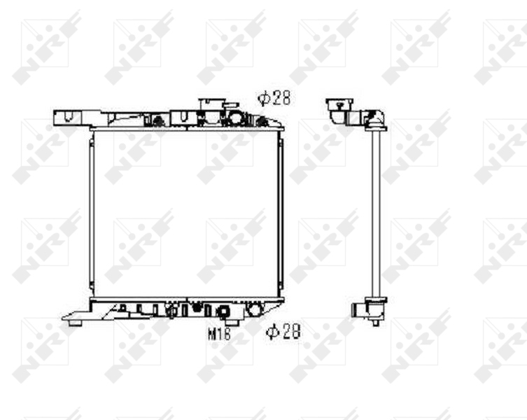 NRF Radiateur 506300
