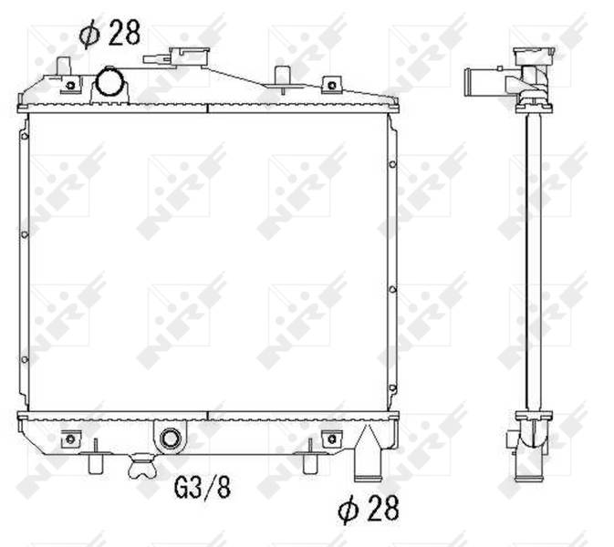 NRF Radiateur 506516