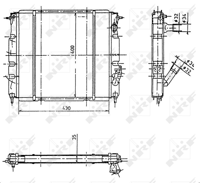 NRF Radiateur 507344