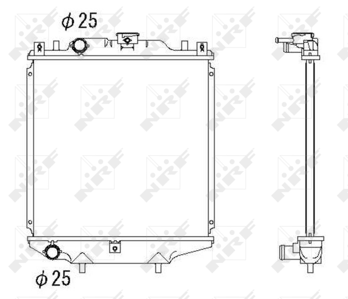 NRF Radiateur 507643