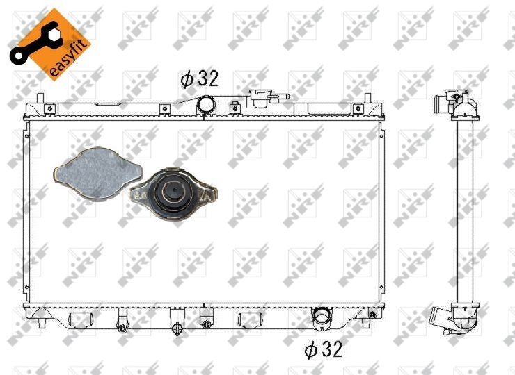 NRF Radiateur 507728